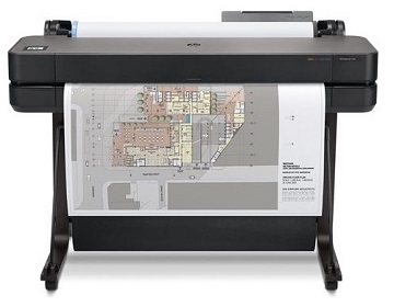 Plotter HP DesignJet T630 24-in Printer large format printer, stand inclus